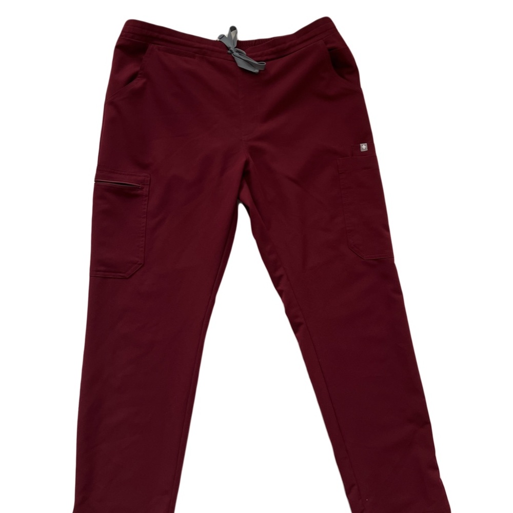 FIGS YOLA BOTTOMS BURGUNDY M/P